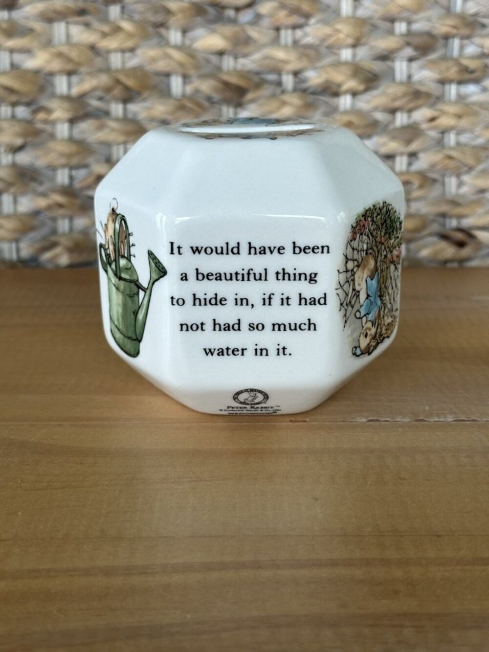 Wedgewood Peter Rabbit Coin Bank Beatrix Potter Designs Nursery Baby England